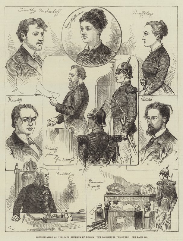 Assassinat du défunt Empereur de Russie, les prisonniers condamnés - Sir John Charles Robinson