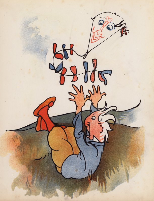 Nonsense : Homme tombant de son cerf-volant - Charles Robinson