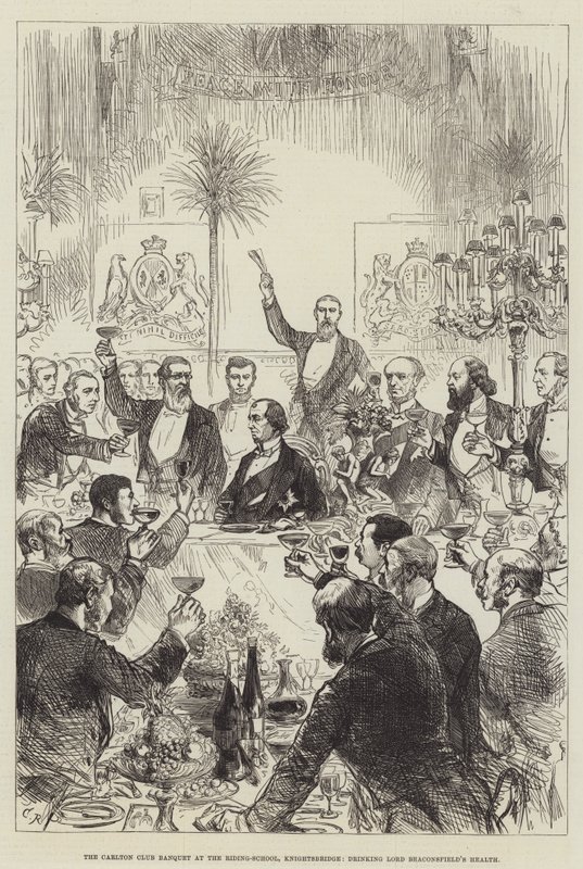 Le banquet du Carlton Club à l
