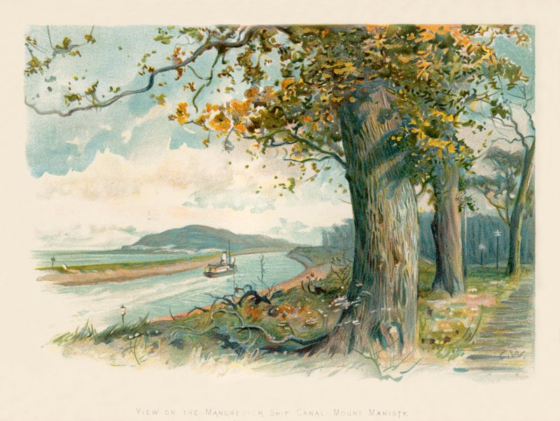 Vue sur le canal maritime de Manchester - Mont Manisty - Charles Wilkinson