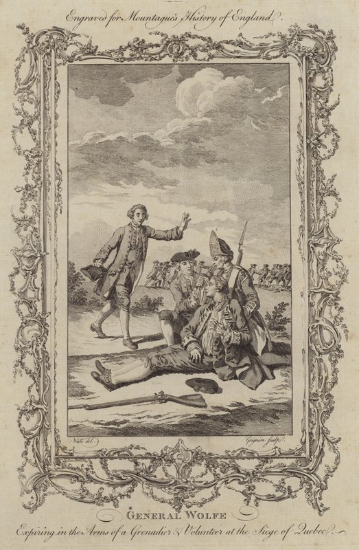 La mort du général Wolfe au siège de Québec - Charles the Elder Grignion