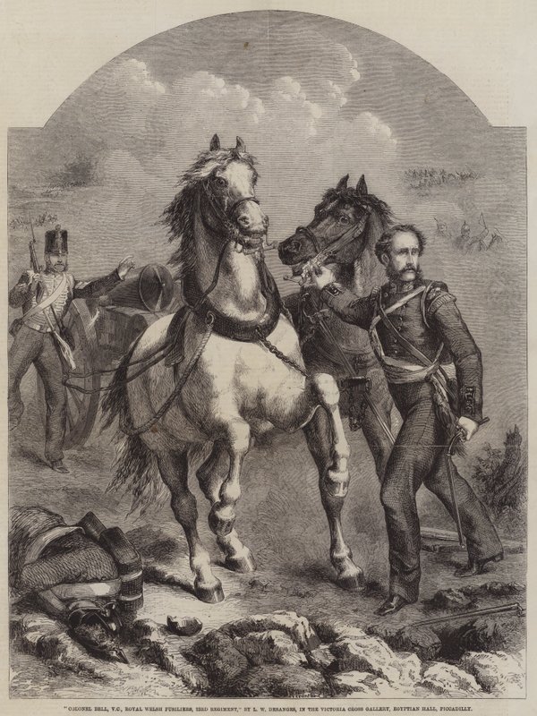 Colonel Bell, VC, Royal Welsh Fusiliers, 23e Régiment - Chevalier Louis William Desanges