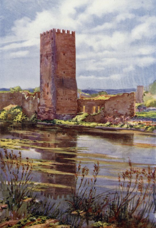 Ruines du Château Médiéval à Ninfa - Commendator Formilli