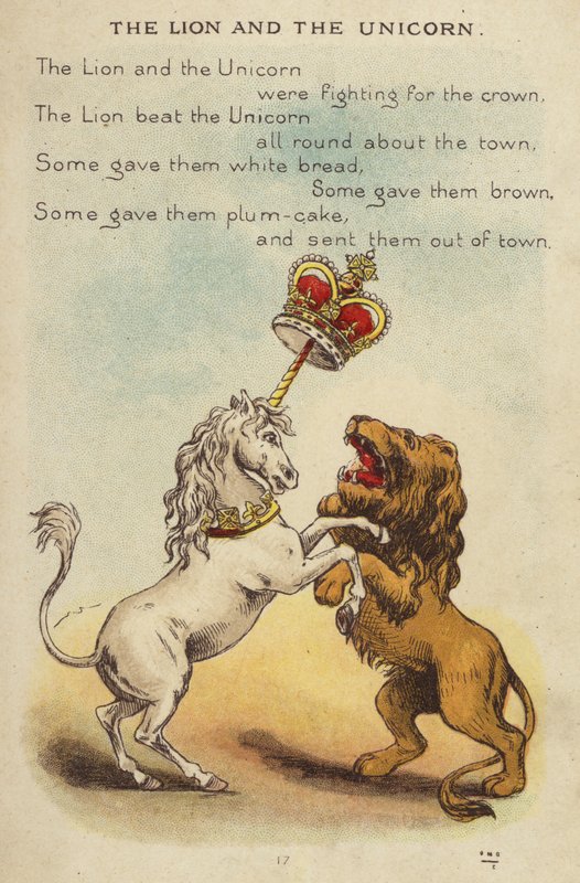Comptine : Le Lion et la Licorne - Constance Haslewood