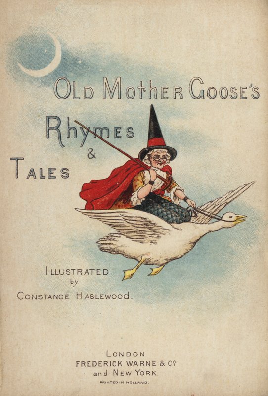 Illustration de la page de titre pour les Comptines et Contes de Mère l