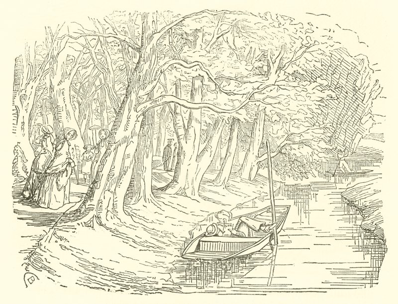 Une promenade en barque sur le Cherwell - Cuthbert Bede