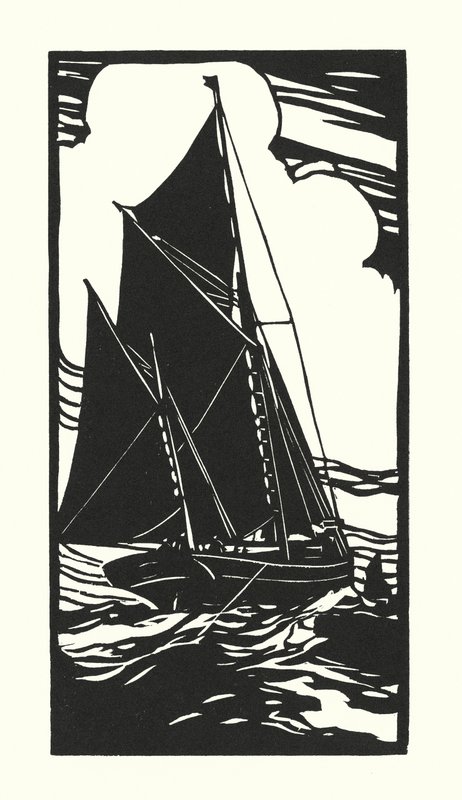 Bateaux de pêche et barges : Chalutier de Brixham - Cyril A. Wilkinson