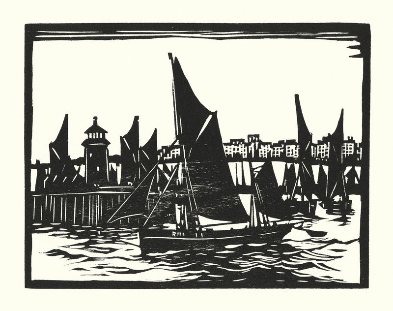 Bateaux de pêche et barges : Chalutiers de Ramsgate - Cyril A. Wilkinson