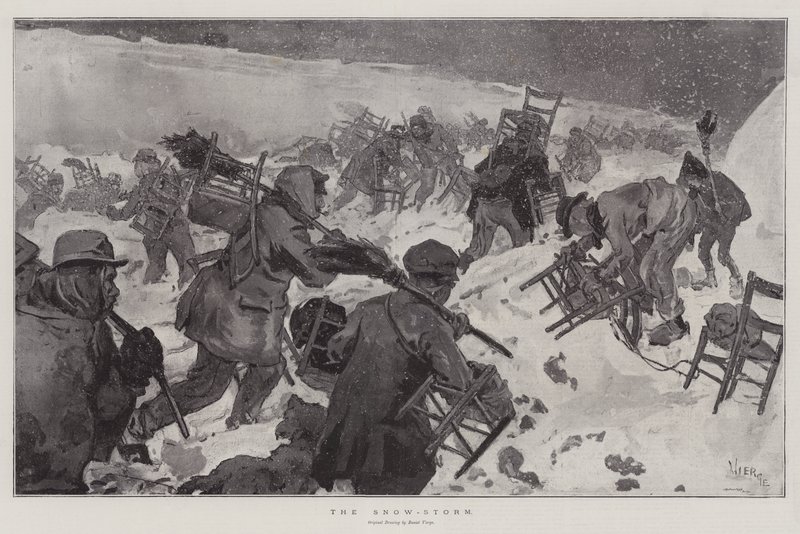 La tempête de neige - Daniel Urrabieta Vierge