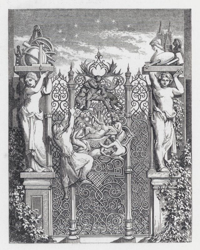 Illustration pour le poème de Tennyson, La Princesse - Daniel (after) Maclise