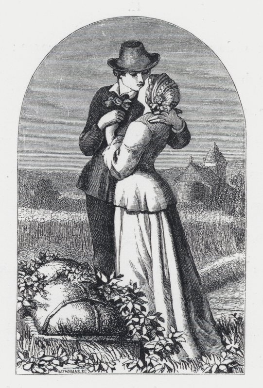Illustration pour le poème de Tennyson, La Princesse - Daniel (after) Maclise