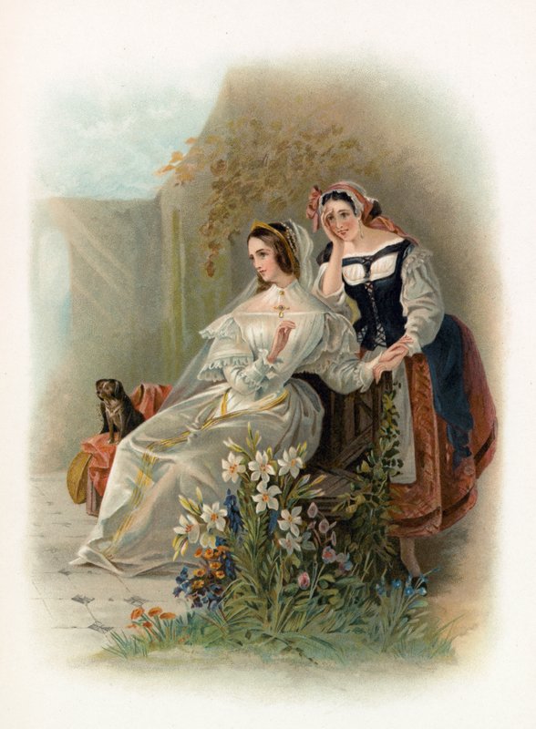 Olivia et Maria de La Nuit des rois - Daniel Maclise