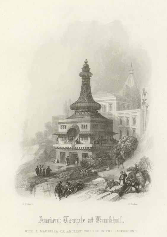 Ancien temple à Kunkhul - David Roberts
