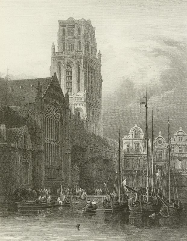 Rotterdam, Église Saint-Laurent - David Roberts