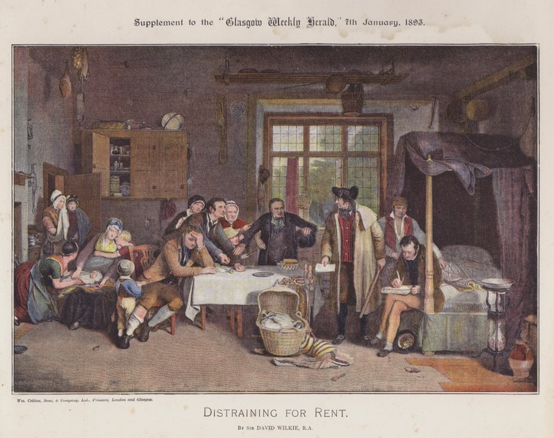 Saisie pour loyer - David (after) Wilkie
