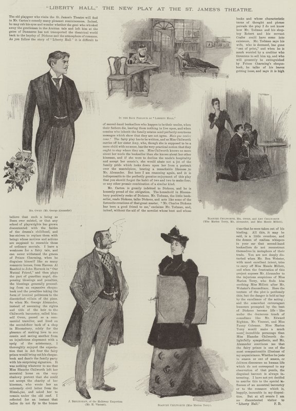 Liberty Hall, la nouvelle pièce au théâtre St James - David Hardy