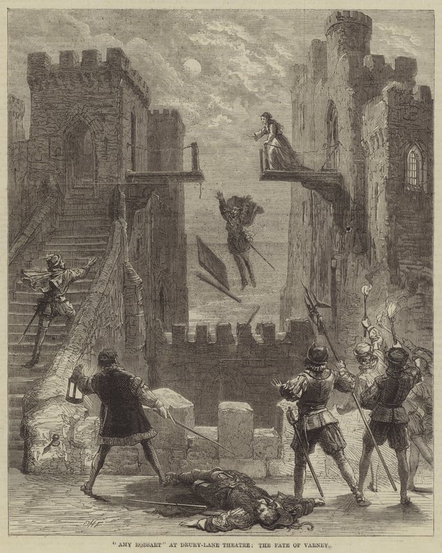 Amy Robsart au Théâtre de Drury-Lane, le destin de Varney - David Henry Friston