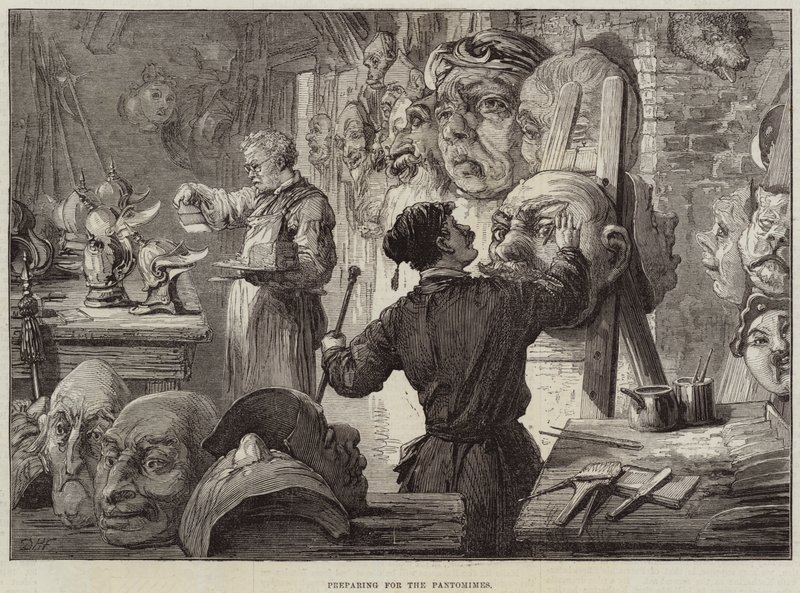 Préparation pour les pantomimes - David Henry Friston