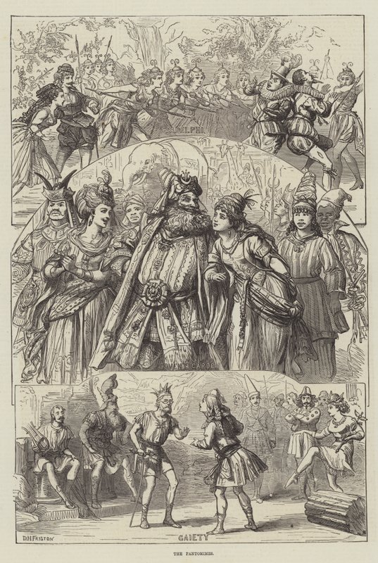 Les Pantomimes - David Henry Friston
