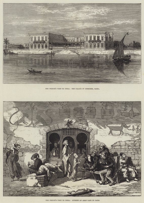 La visite du prince en Inde - David Henry Friston