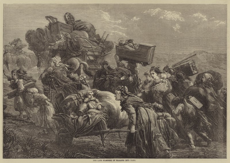 La récente panique des paysans à Paris - David Henry Friston