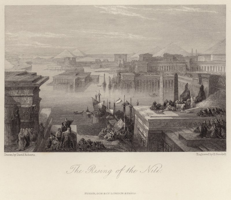 La montée du Nil - David Roberts
