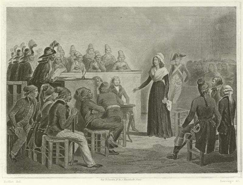 Marie-Antoinette au Tribunal révolutionnaire - Denis Auguste Marie Raffet