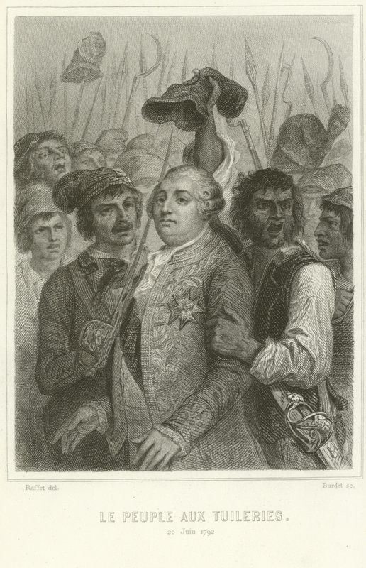 Le peuple au palais des Tuileries - Denis Auguste Marie Raffet