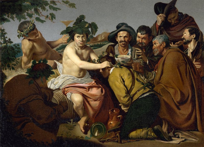 Le Triomphe de Bacchus - Diego Rodriguez de Silva y (after) Velazquez