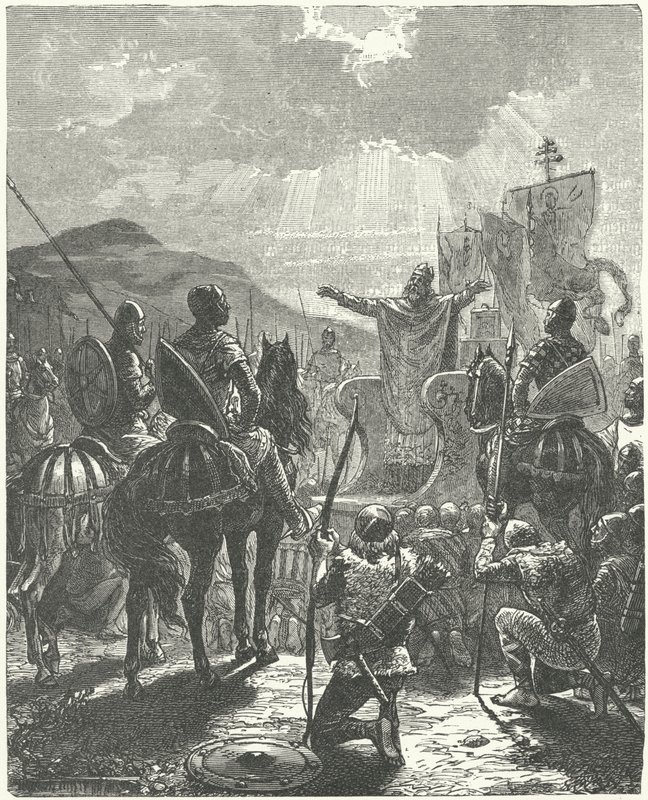 Le pape Innocent III prêchant la croisade des Albigeois - Diogene Ulysse Napoleon Maillart