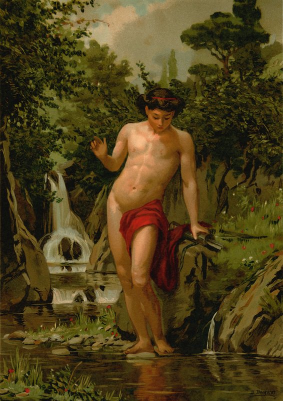 Narcisse amoureux de son propre reflet - Dionisio Baixeras Verdaguer