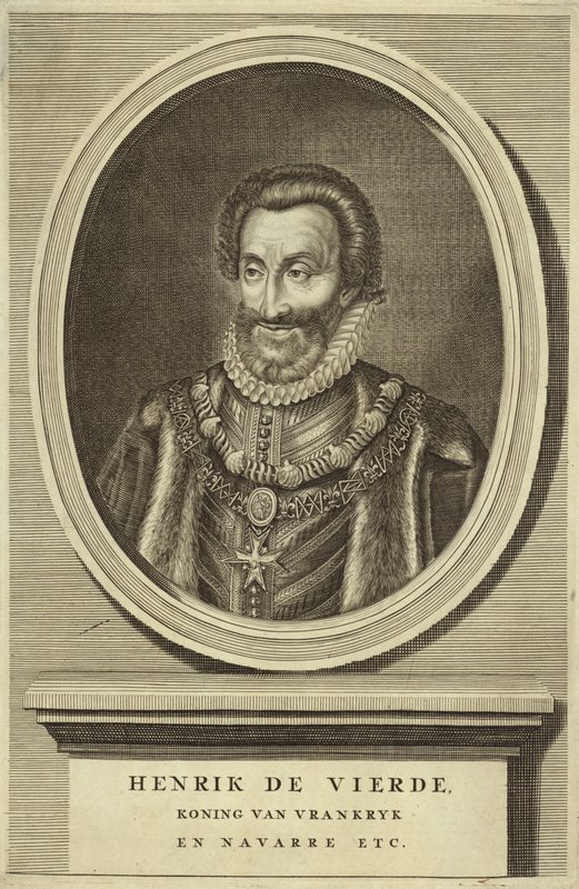 Portrait du roi Henri IV de France - Dutch School