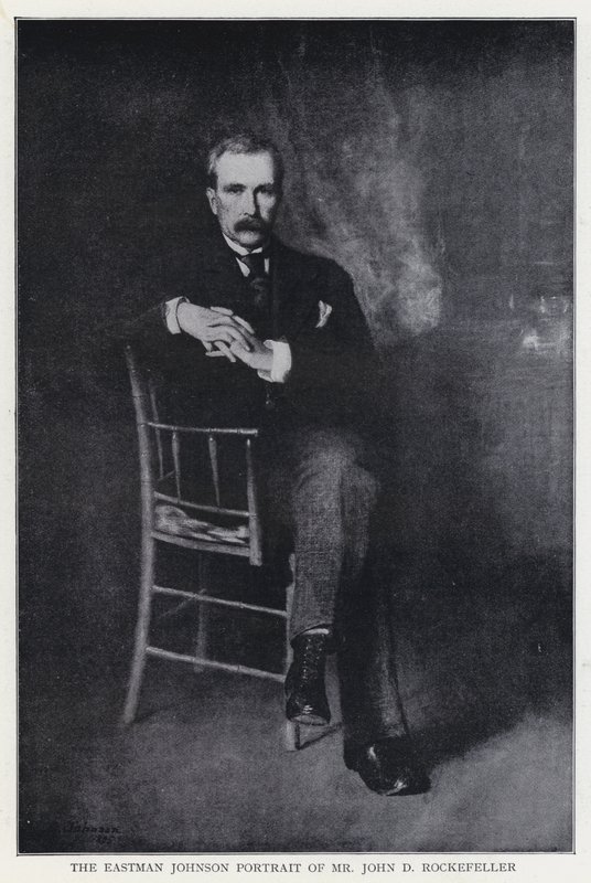 Portrait de M. John D. Rockefeller par Eastman Johnson - Eastman after Johnson