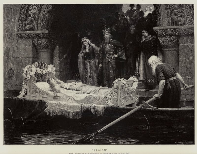 Elaine - Edmund Blair Leighton