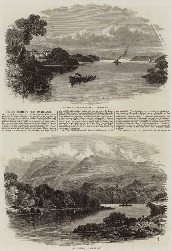 Visite du Prince Arthur en Irlande - Edmund Morison Wimperis