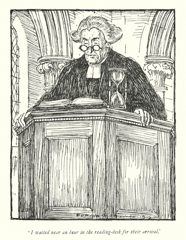 Illustration pour Le Vicaire de Wakefield par Oliver Goldsmith - Edmund Joseph Sullivan