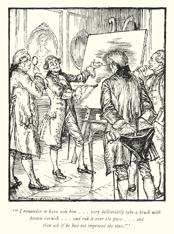 Illustration pour Le Vicaire de Wakefield par Oliver Goldsmith - Edmund Joseph Sullivan