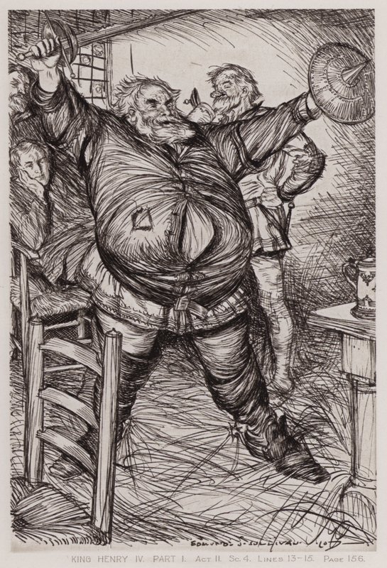 La Première Partie du Roi Henri IV, Acte II, Scène 4 - Edmund Joseph Sullivan
