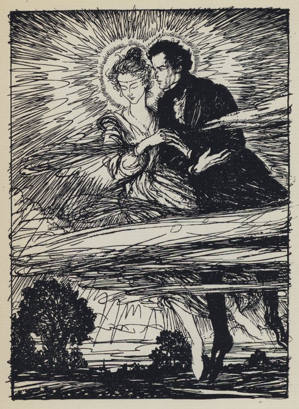 Illustration pour Maud de Tennyson - Edmund Joseph after Sullivan