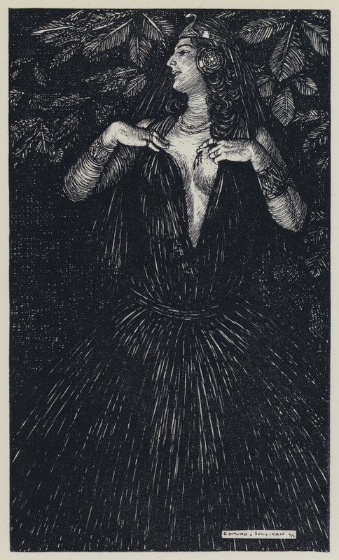 Illustration de Tennyson pour A Dream of Fair Women and Other Poems - Edmund Joseph after Sullivan