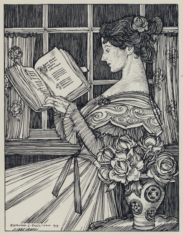 Illustration de Tennyson pour A Dream of Fair Women and Other Poems - Edmund Joseph after Sullivan