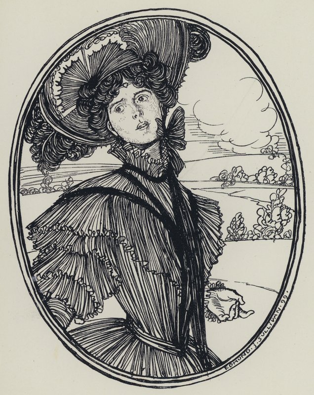 Illustration de Tennyson pour A Dream of Fair Women and Other Poems - Edmund Joseph after Sullivan