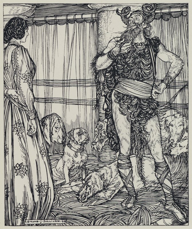 Illustration de Tennyson pour A Dream of Fair Women and Other Poems - Edmund Joseph after Sullivan