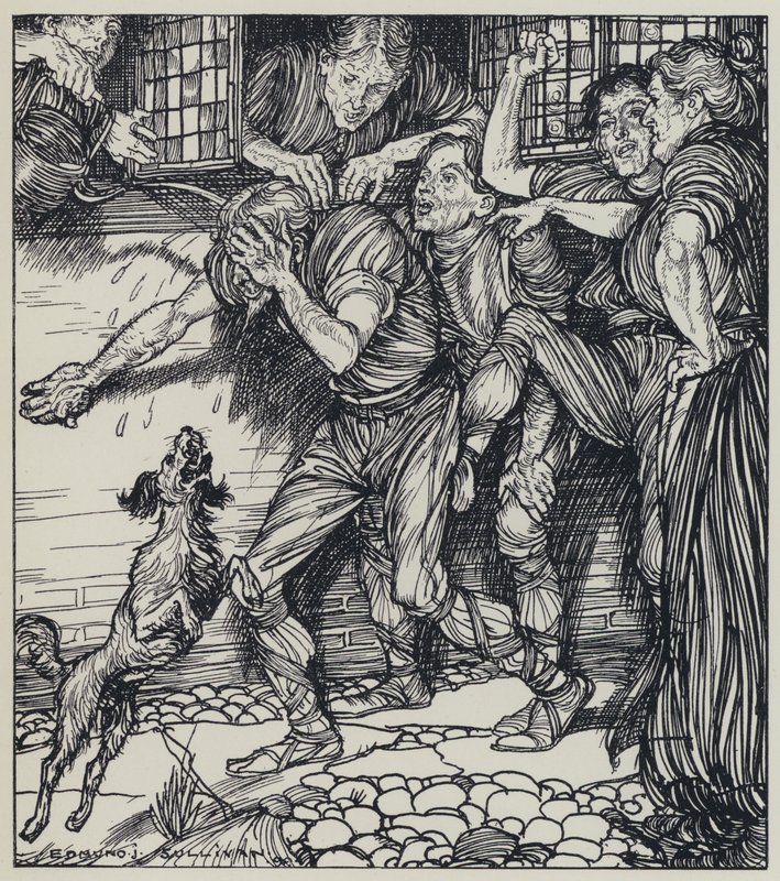 Illustration de Tennyson pour A Dream of Fair Women and Other Poems - Edmund Joseph after Sullivan