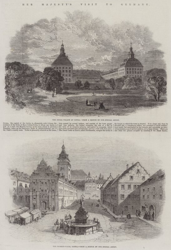 La visite de Sa Majesté en Allemagne - Edmund Morison Wimperis