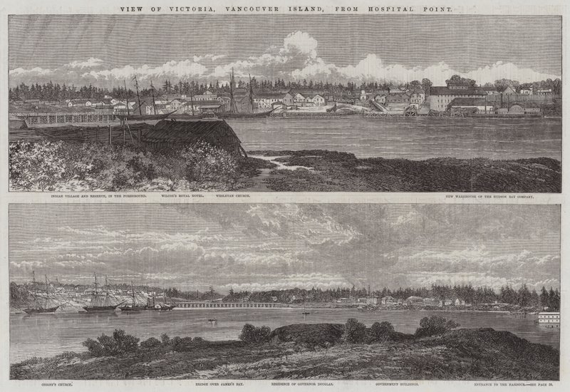 Vue de Victoria, Île de Vancouver, depuis Hospital Point - Edmund Morison Wimperis