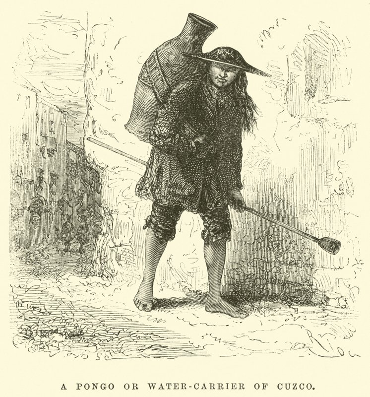 Un pongo ou porteur d