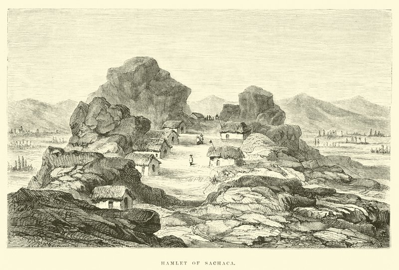 Hameau de Sachaca - Edouard Riou