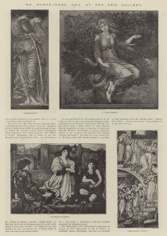 M. Burne-Jones, ARA, à la New Gallery - Edward Burne-Jones