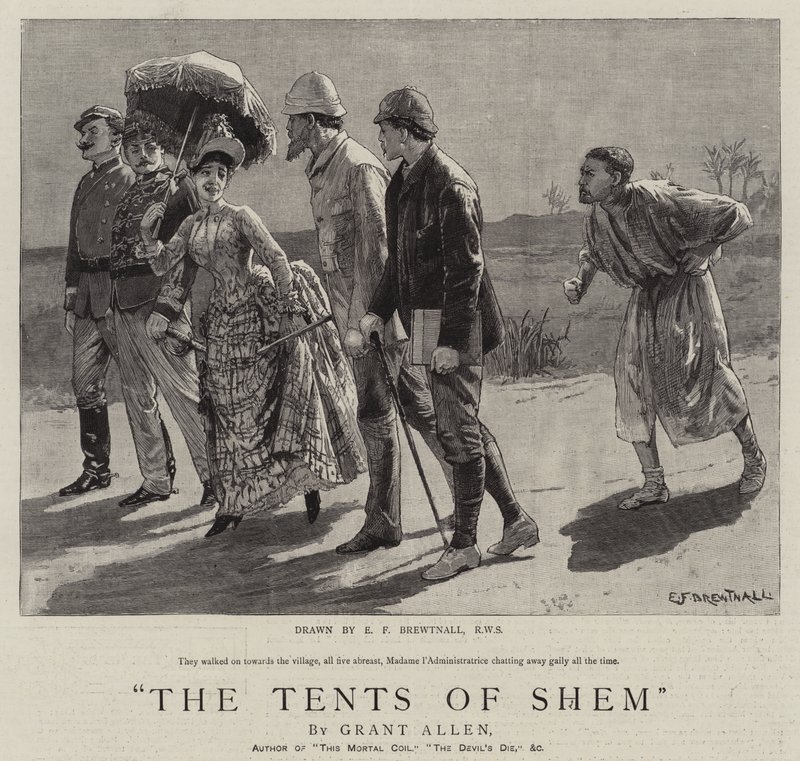 Les tentes de Sem - Edward Frederick Brewtnall